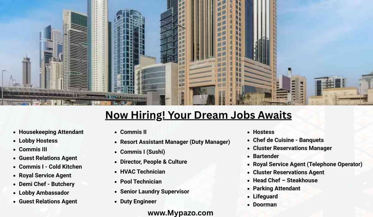 Fairmont Hotels & Resorts Jobs Dubai