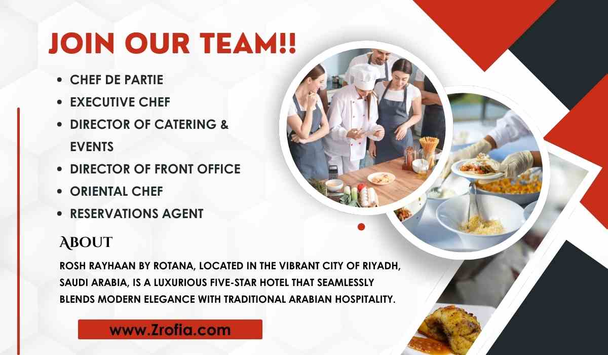 Rosh Rayhaan By Rotana Hotels Jobs Saudi Arabia
