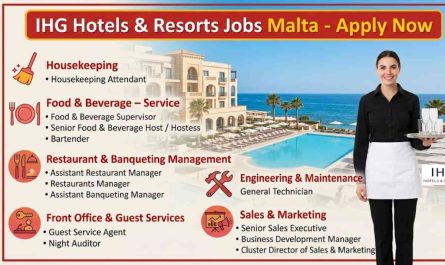 IHG Hotels & Resorts Jobs Malta- Apply Now