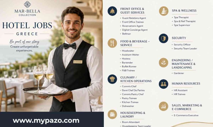 Mar-Bella Collection Hotel Jobs Greece – Apply Now