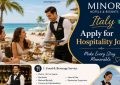 Minor Hotels & Resorts Italy – Apply for Hospitality Jobs