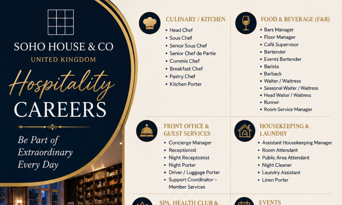 Soho House & Co United Kingdom | Hospitality Careers