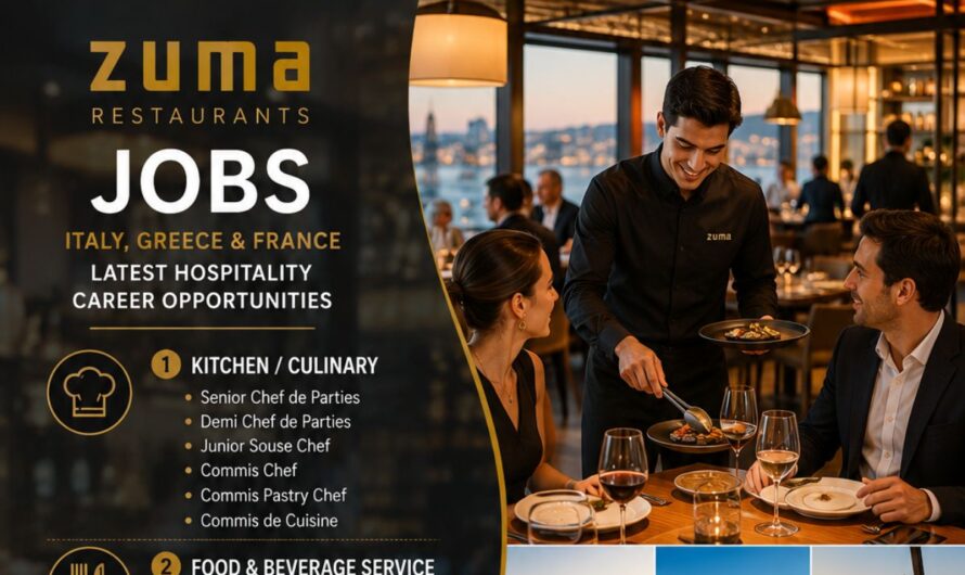 Zuma Restaurants Jobs – Italy, Greece & France | Latest Hospitality Career Opportunities