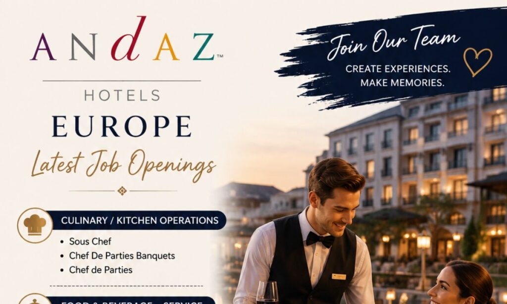 Andaz Hotels Europe – Latest Job Openings