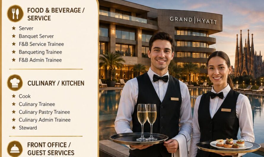 Grand Hyatt Barcelona Jobs – Exciting Hotel Careers in Spain