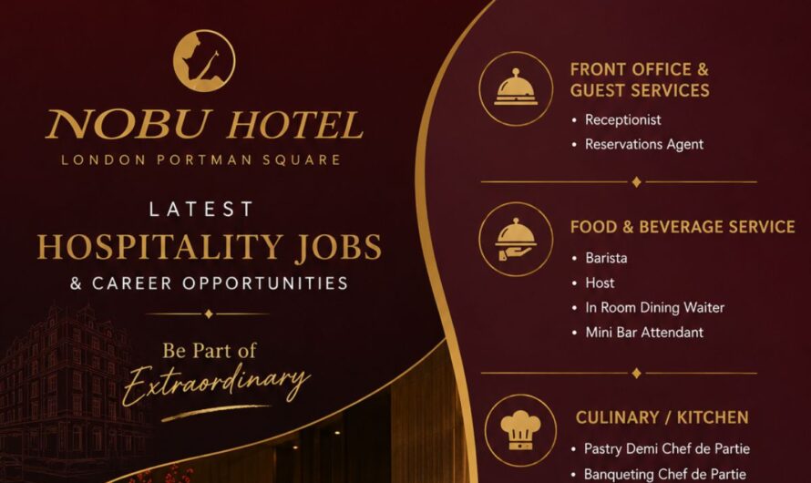 Nobu Hotel London Portman Square – Latest Hospitality Jobs & Career Opportunities