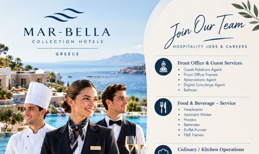 Mar-Bella Collection Hotels Greece – Hospitality Jobs & Careers