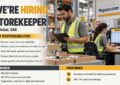 Storekeeper Jobs Dubai, UAE