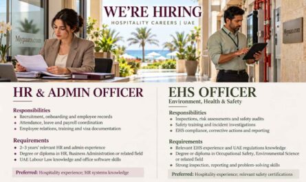 HR & ADMIN OFFICER / EHS OFFICER JOBS UAE