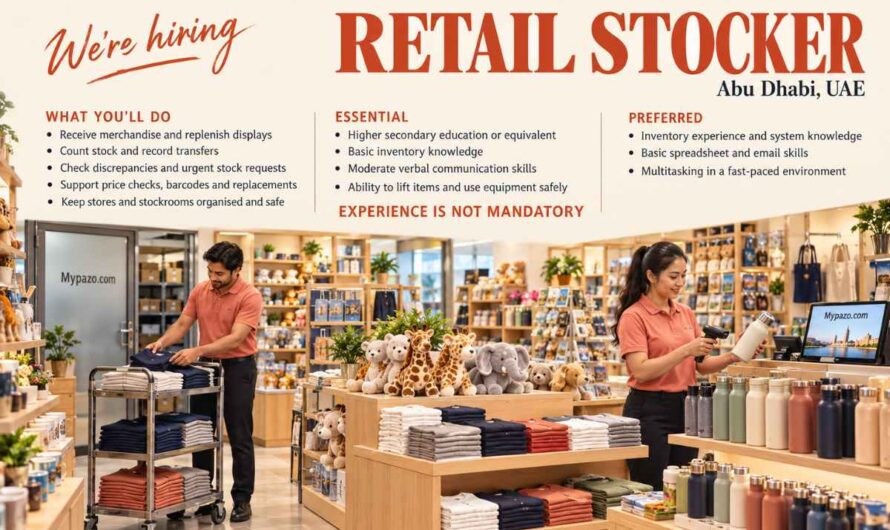 Retail Stocker Jobs Abu Dhabi, UAE
